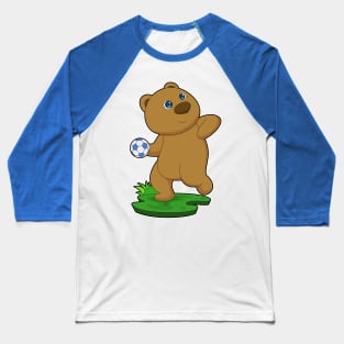 Bear Handball player Handball Baseball T-Shirt